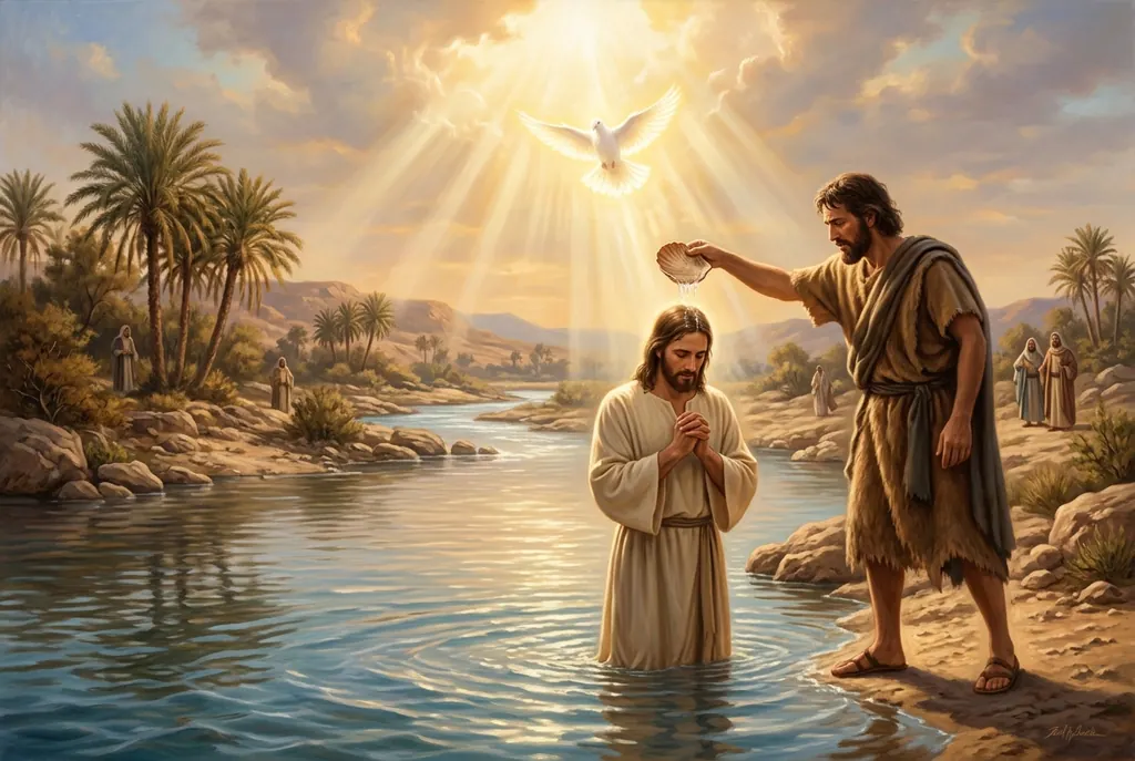 El Bautismo de Jesús en el Jordán